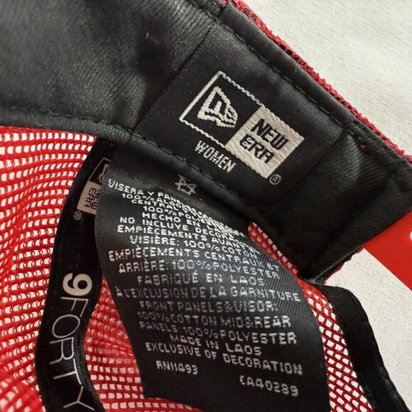 Cincinnati Reds New Era Hat 9FORTY MLB Red Hat Glitter - Picture 7 of 7